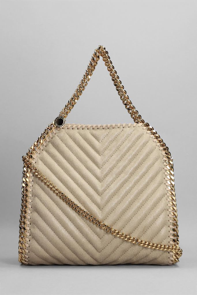 Tote In Beige Polyester