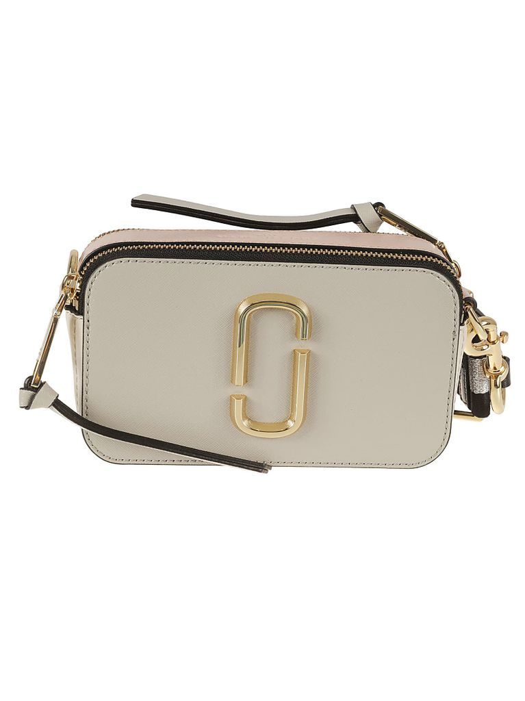 Top Zip Logo Shoulder Bag