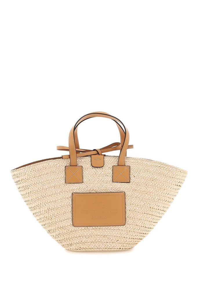 Tote Bag In Woven Straw