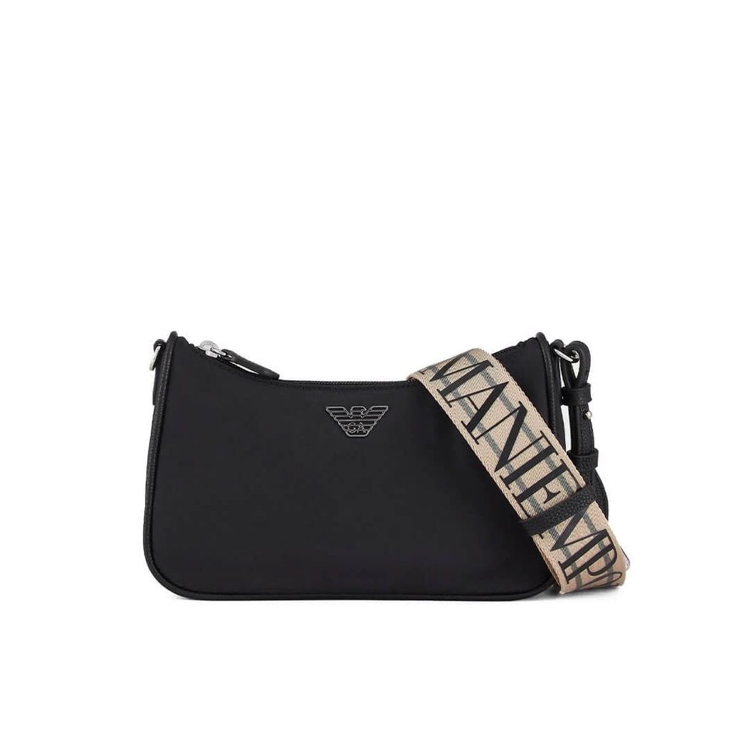 Travel Essential Black Crossbody Bag