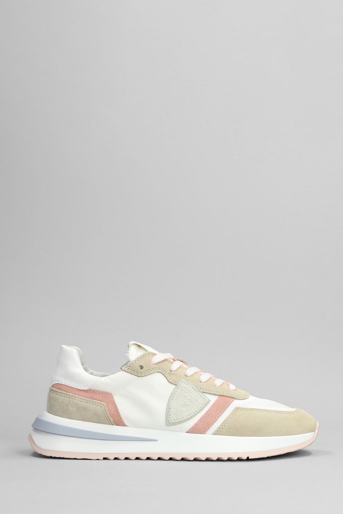 Tropez 2.1 Sneakers In White Suede And Leather