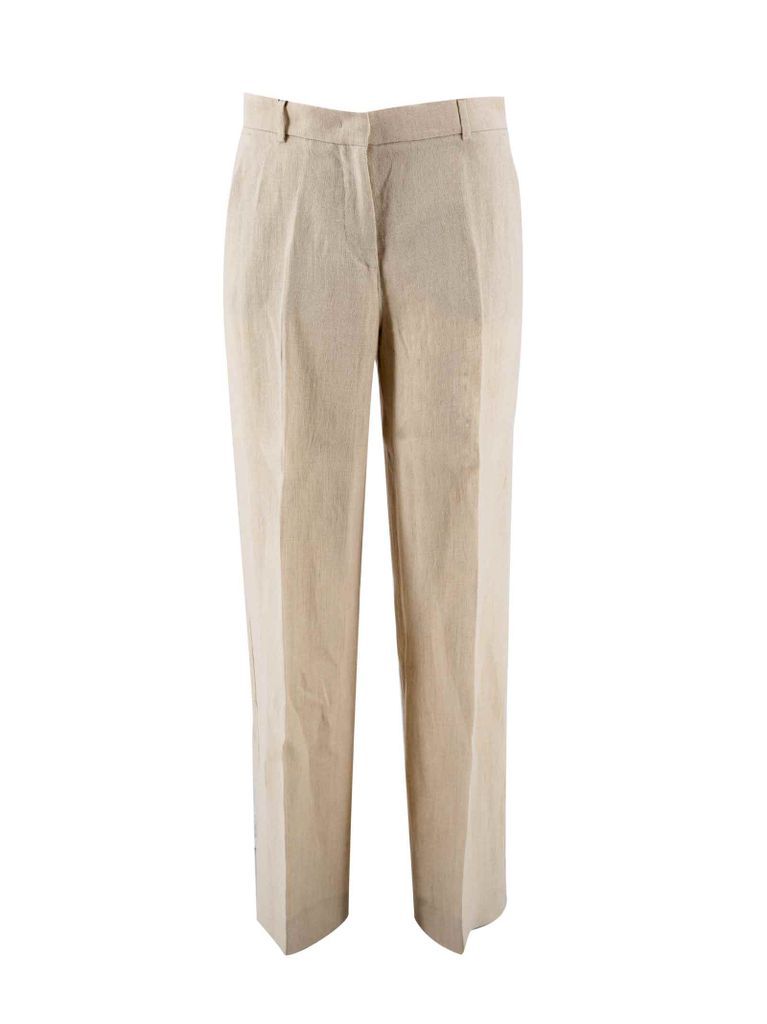 Trousers In Pure Linen
