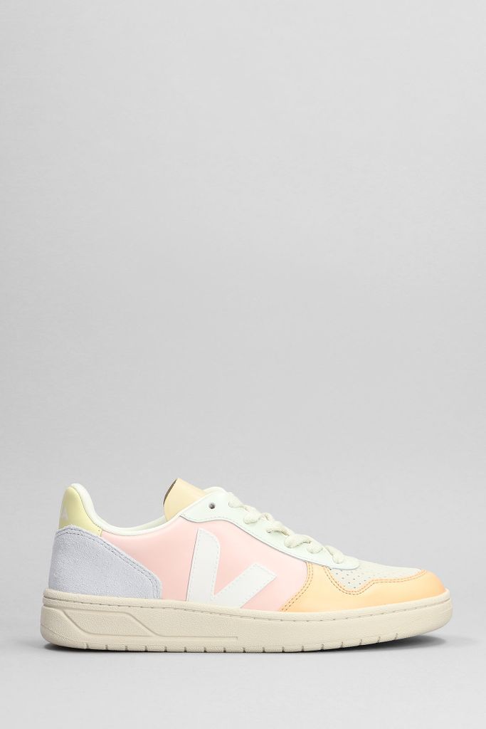 V-10 Sneakers In Multicolor Leather