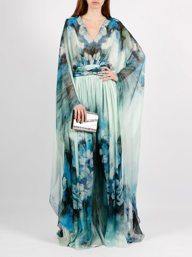 Waterflower Chiffon Dress
