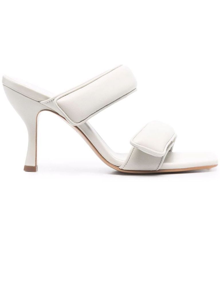 White Leather Perni 03 Sandals