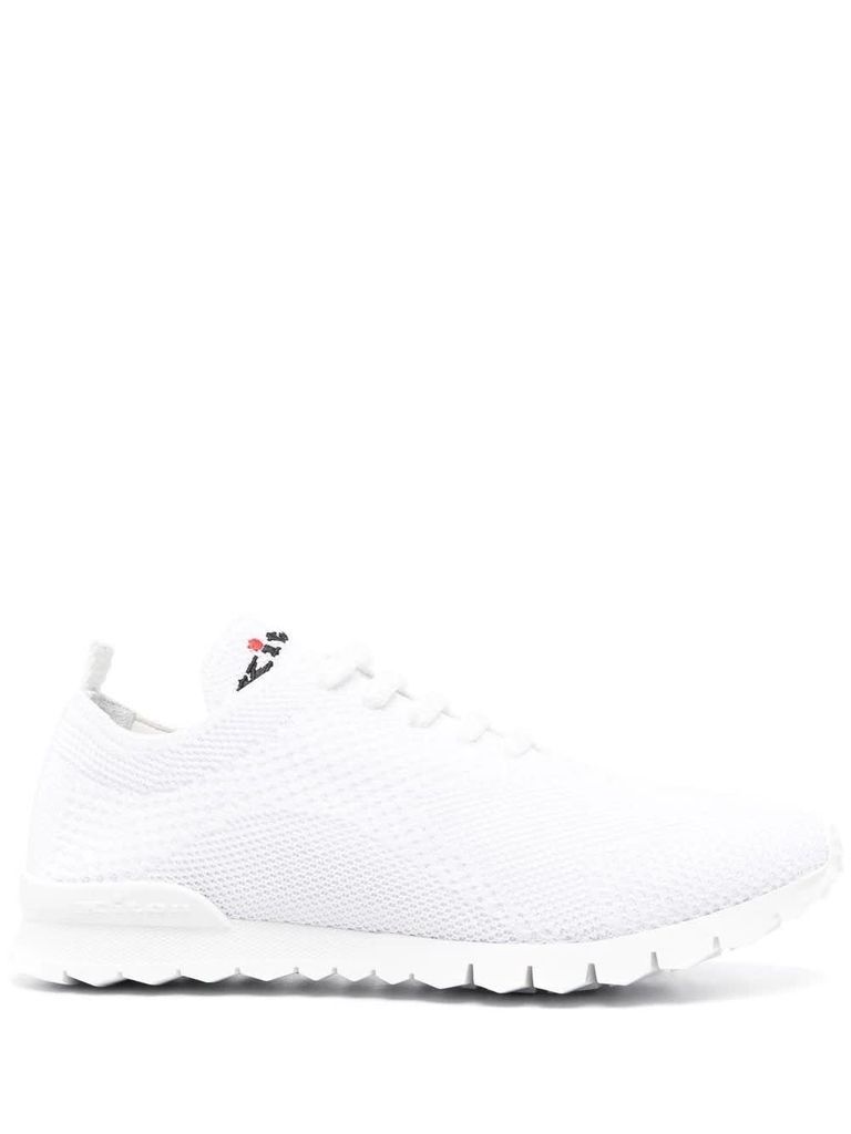 White Fit Running Sneakers