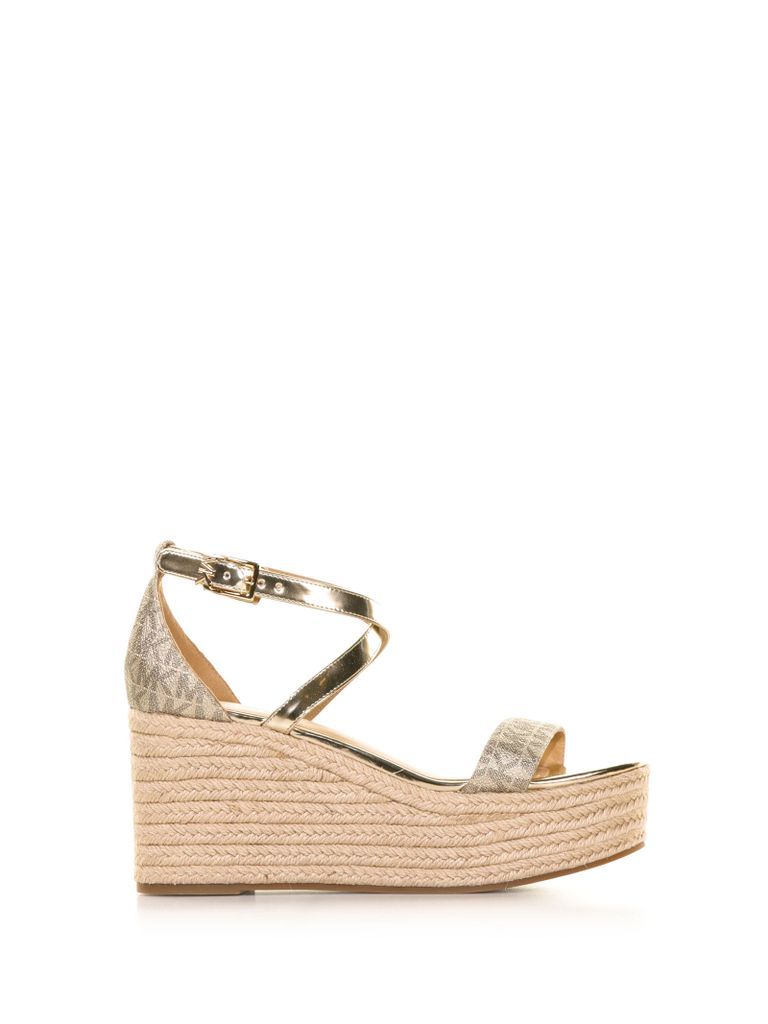 Wedge Sandal With Logo