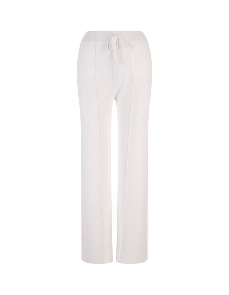 White Tecna Trousers With Drawstring