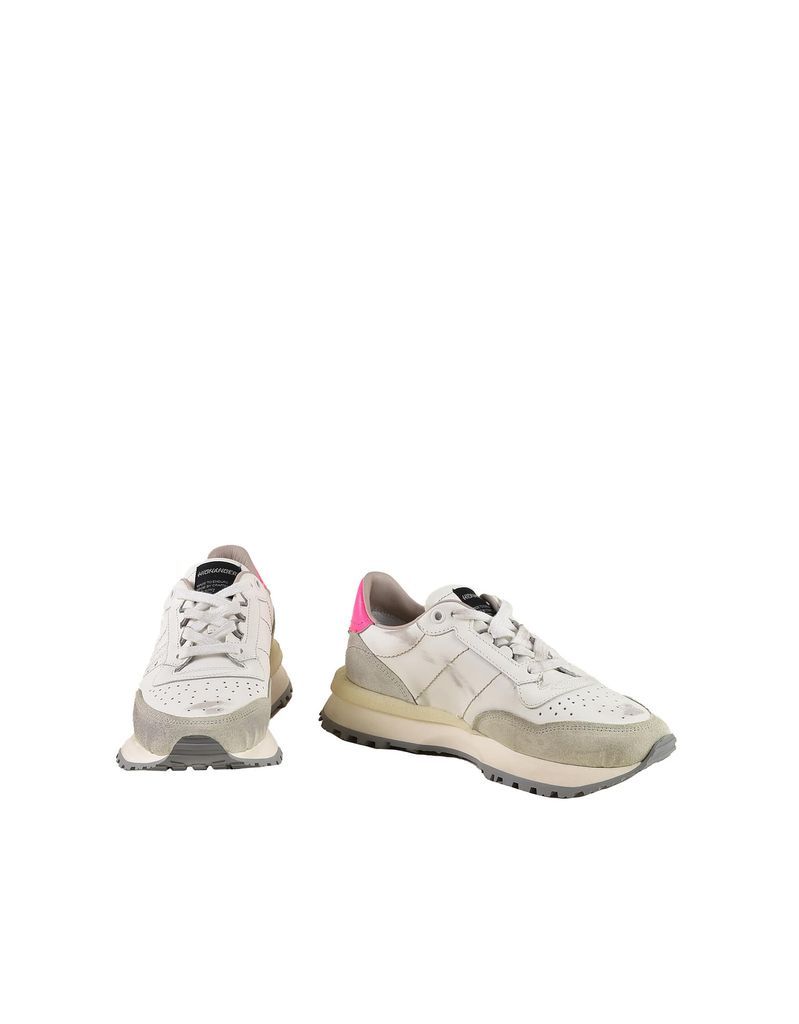 Womens White / Gray Sneakers