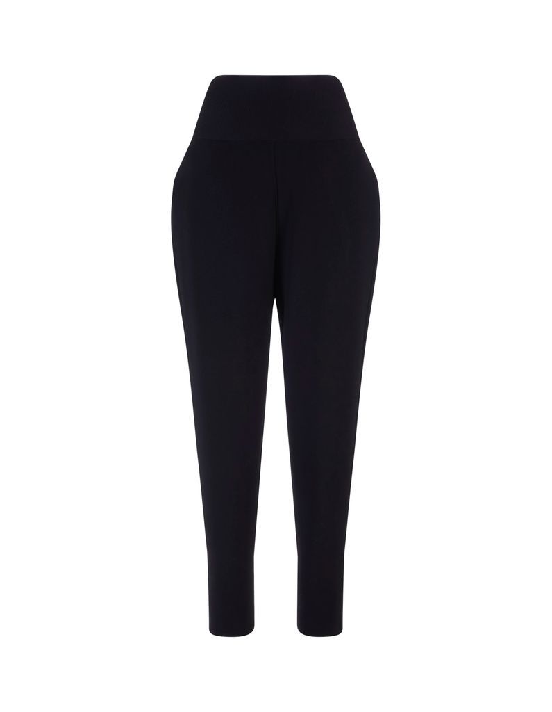 Woman Black Tapered Trousers