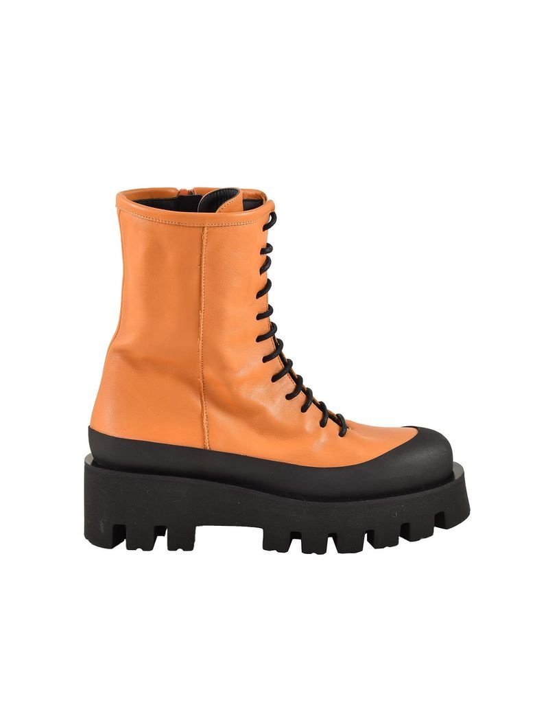 Womens Black / Orange Boots