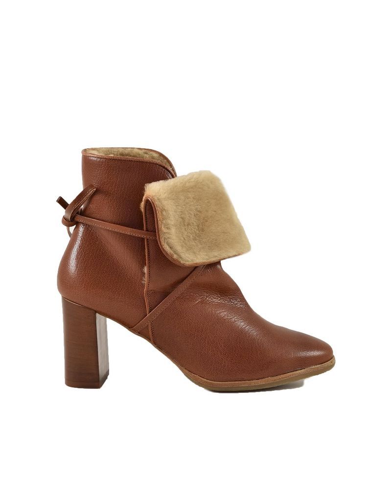 Womens Leather Booties