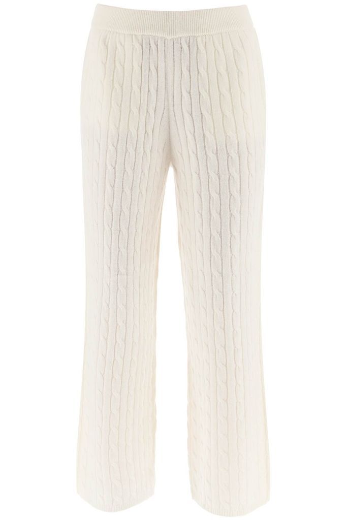 Wool And Cashmere Wide-Leg Pants