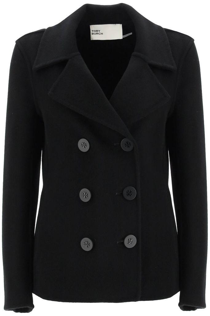 Wool Double-Breasted Coat