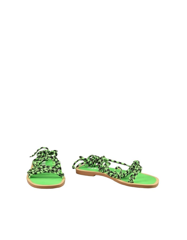 Womens Green Sandals