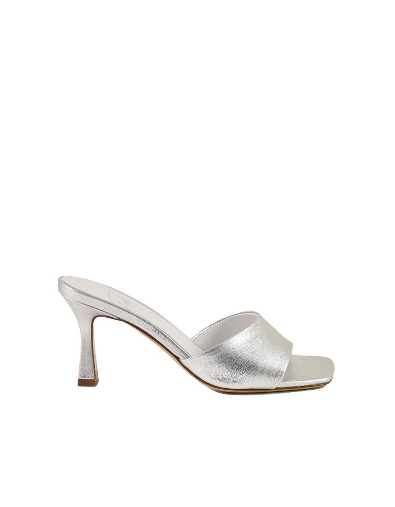 Womens Silver Sandals