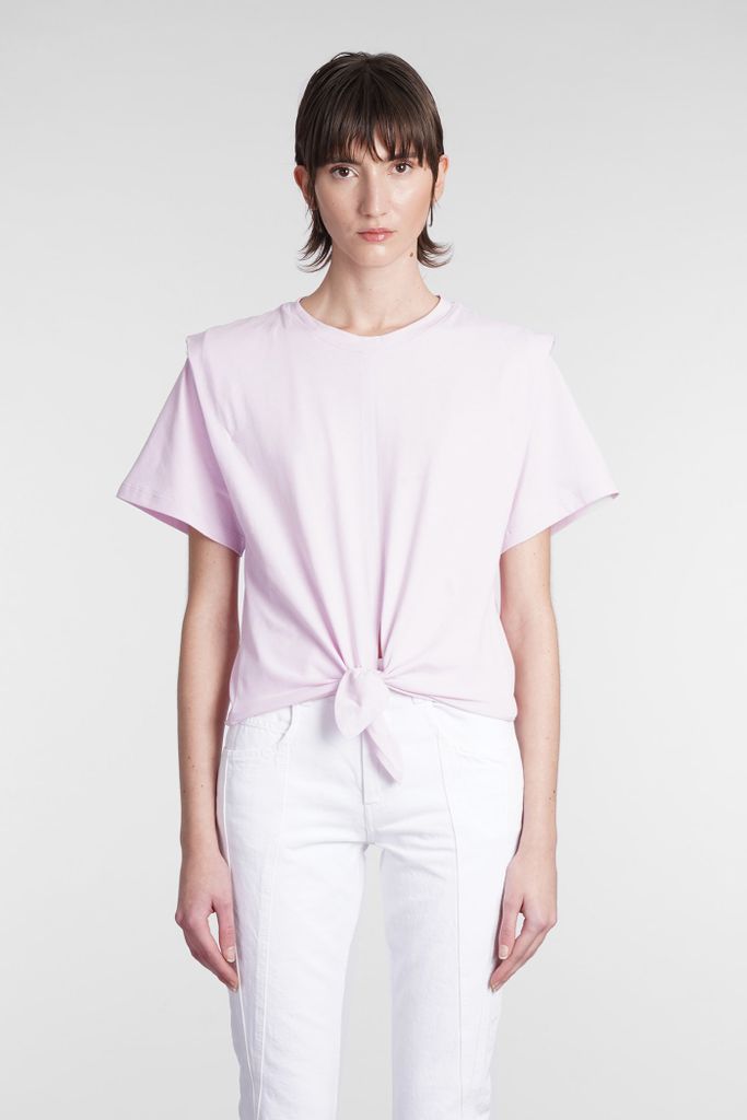 Zelikia T-Shirt In Rose-Pink Cotton
