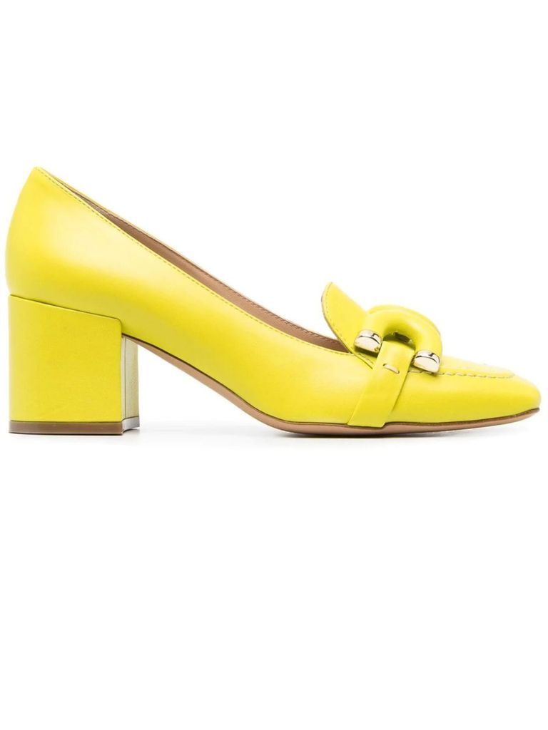 Yellow Calf Leather Haraby Sandal