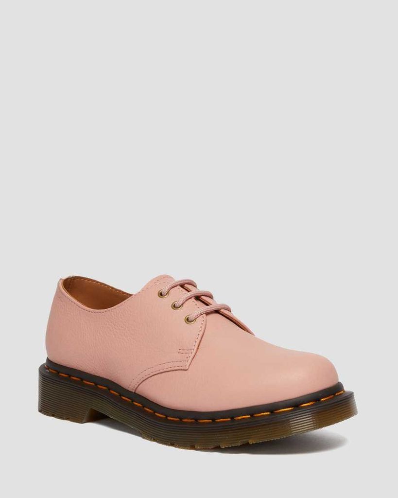 Women's 1461 Virginia Leather Oxford Shoes in Peach Beige, Size: 3