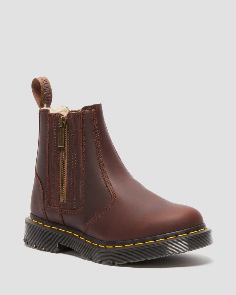 Women's Leather 2976 Alyson Dm's Wintergrip Chelsea Boots in Dark Brown, Size: 3