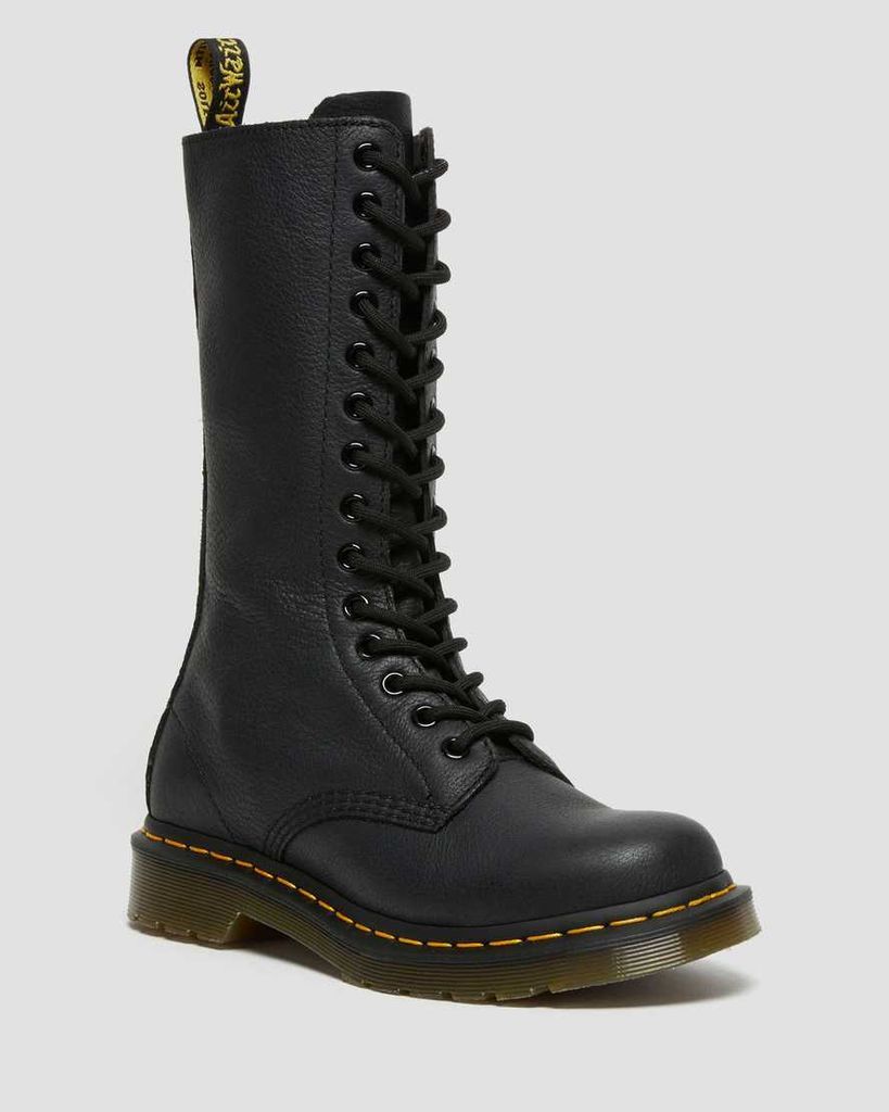 Women's 1B99 Virginia Leather High Boots in Black, Size: 3