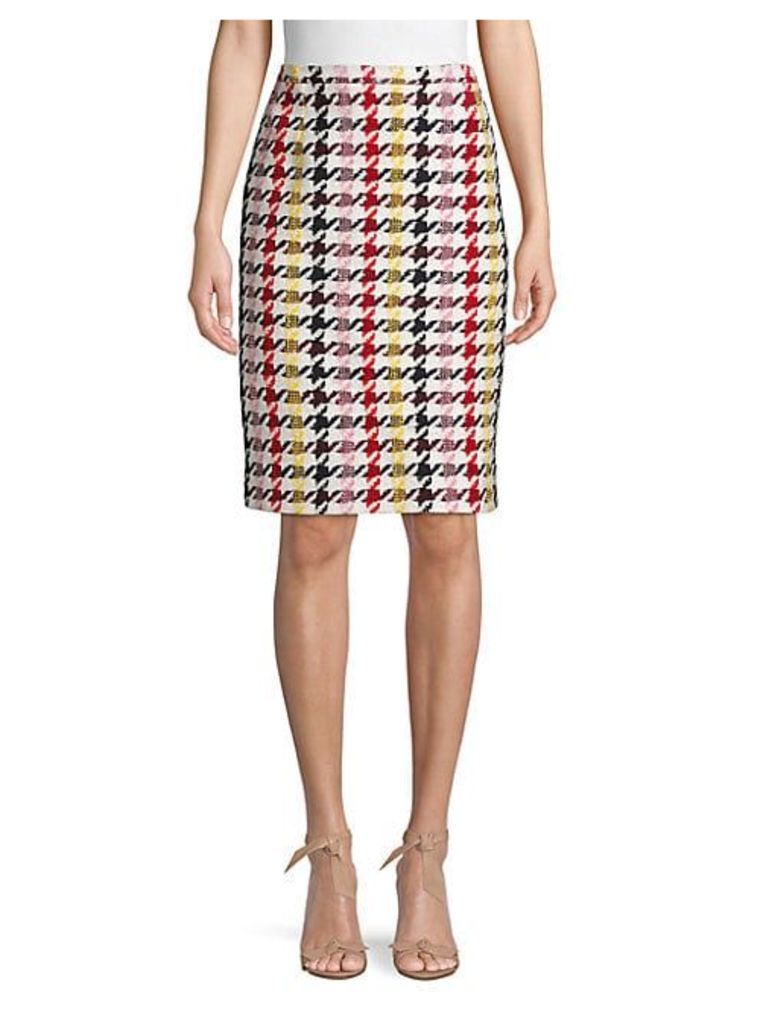 Multicolored Wool Blend Skirt