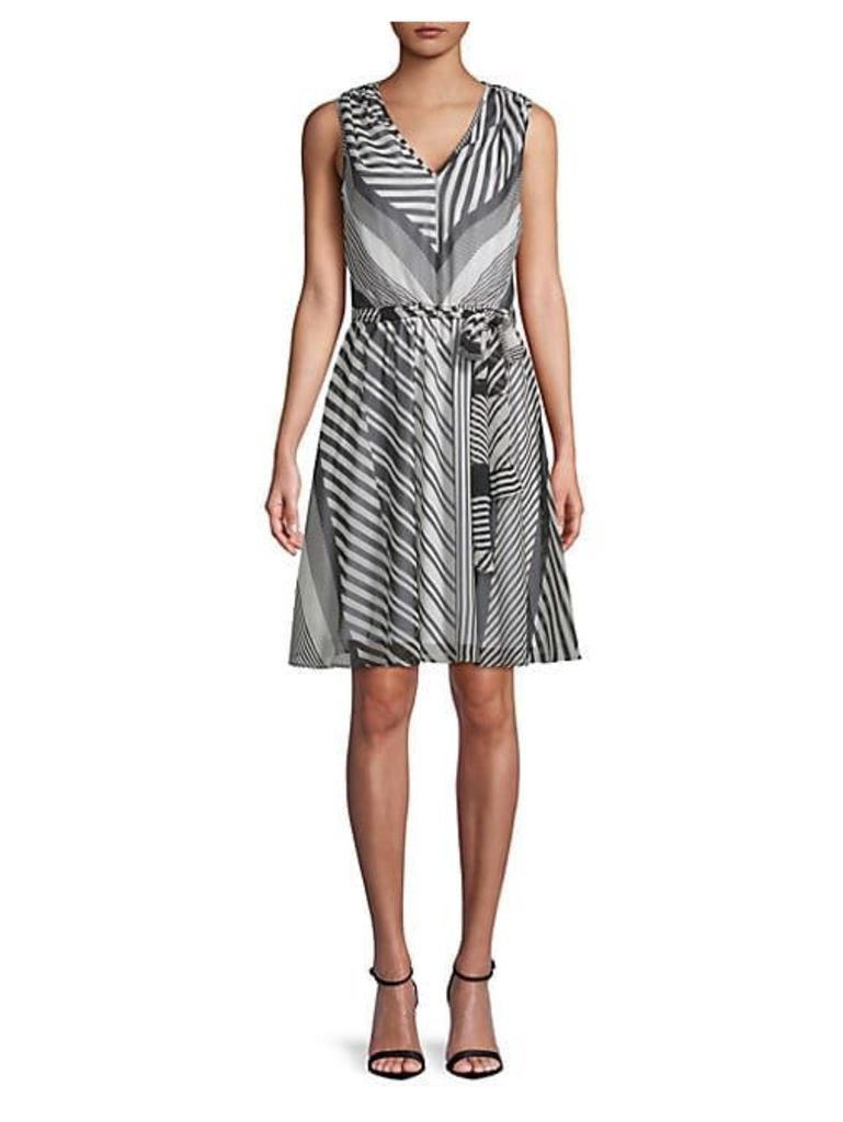 Striped Sleeveless Dress