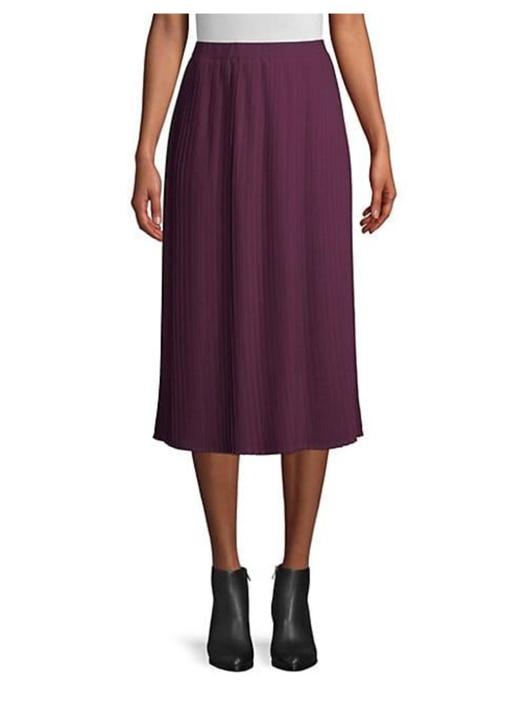 Pleated Midi Skirt