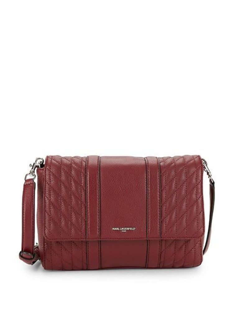 Diamond Quilted Leather Crossbody Bag