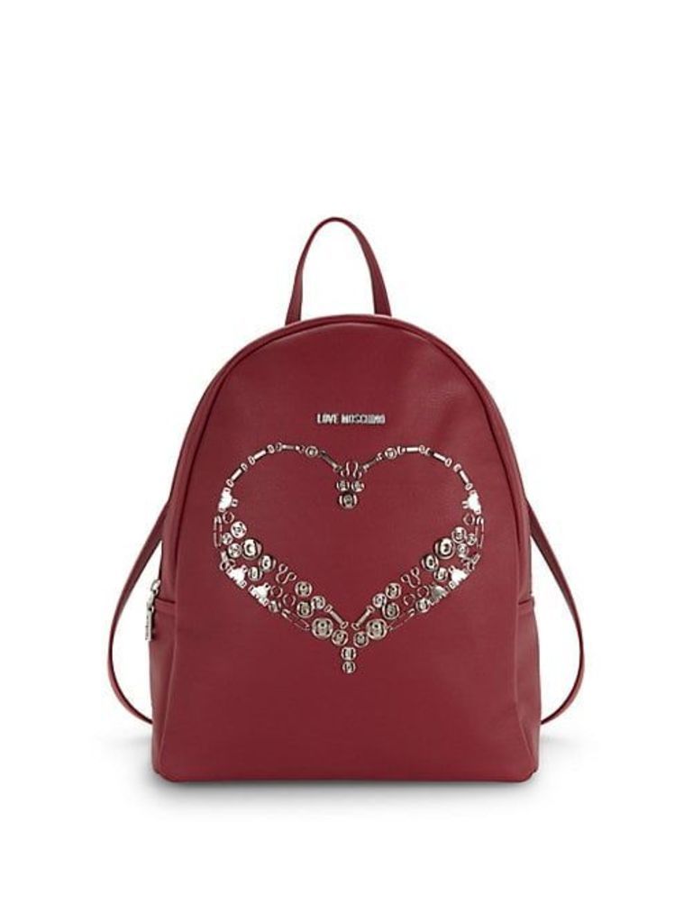 Embellished Heart Backpack