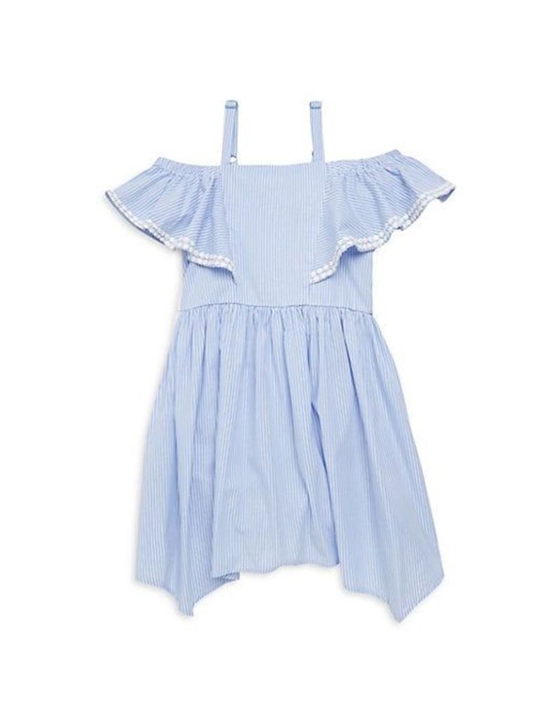 Little Girl's & Girl's Off-The-Shoulder Cotton Dress