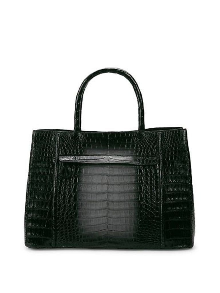 Crocodile Leather Tote Bag