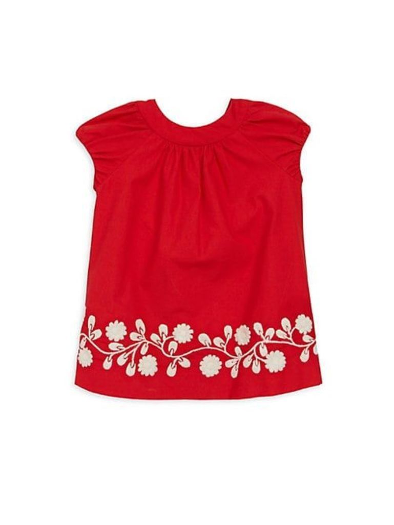 Baby Girl's Embroidered Cotton Dress