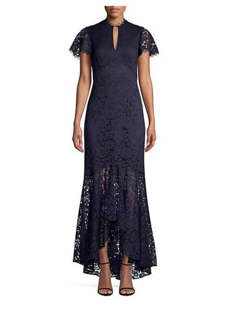 Aimi Keyhole Lace Gown