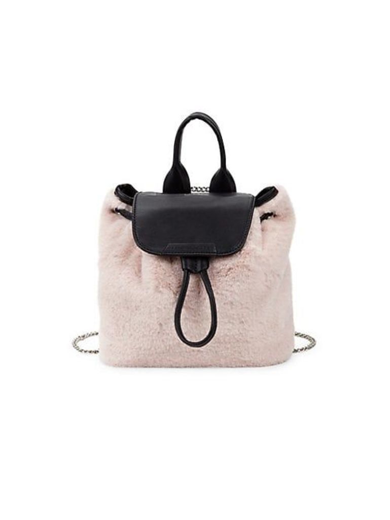 Small Faux-Fur Backpack