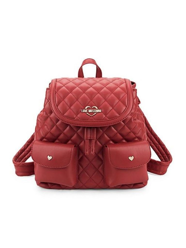 Diamond Quilted Backpack