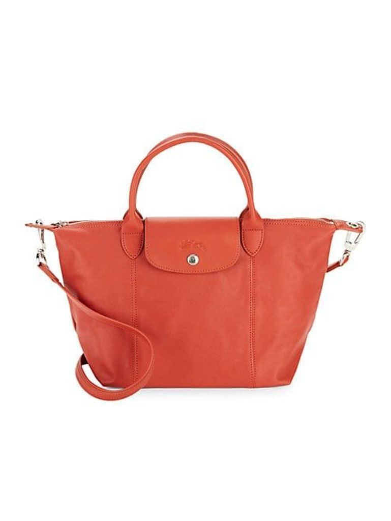 Foldable Leather Tote