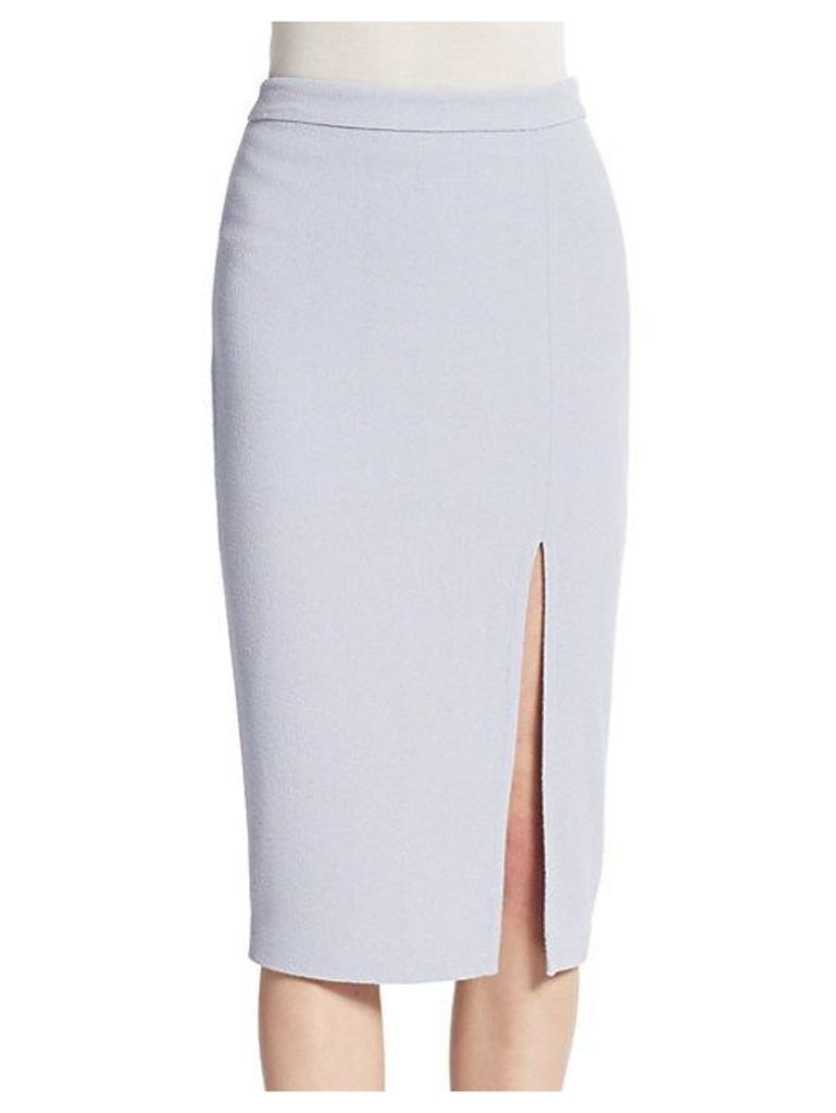 Tone Crepe Pencil Skirt