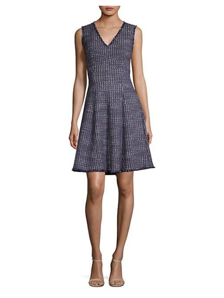 Tweed Fit-and-Flare Dress