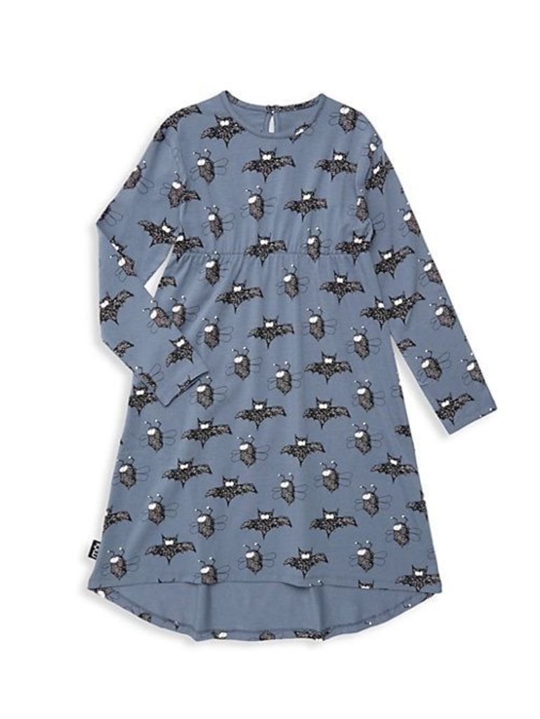 Baby Girl's, Little Girl's & Girl's Bat Print T-Shirt Dress