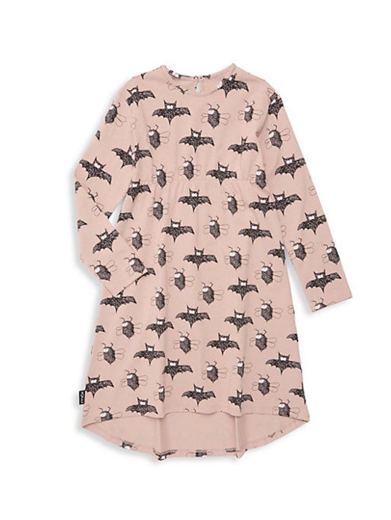 Baby Girl's, Little Girl's & Girl's Bat Print T-Shirt Dress