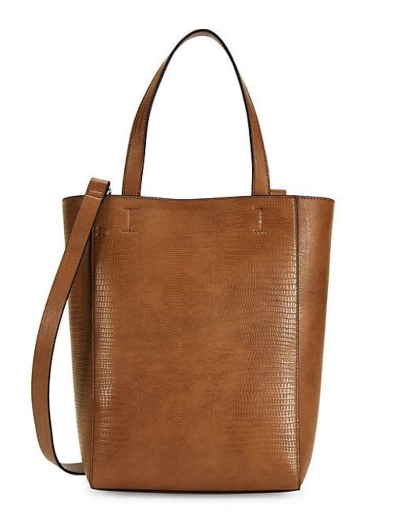Small Fifi Embossed Faux Leather Shopper