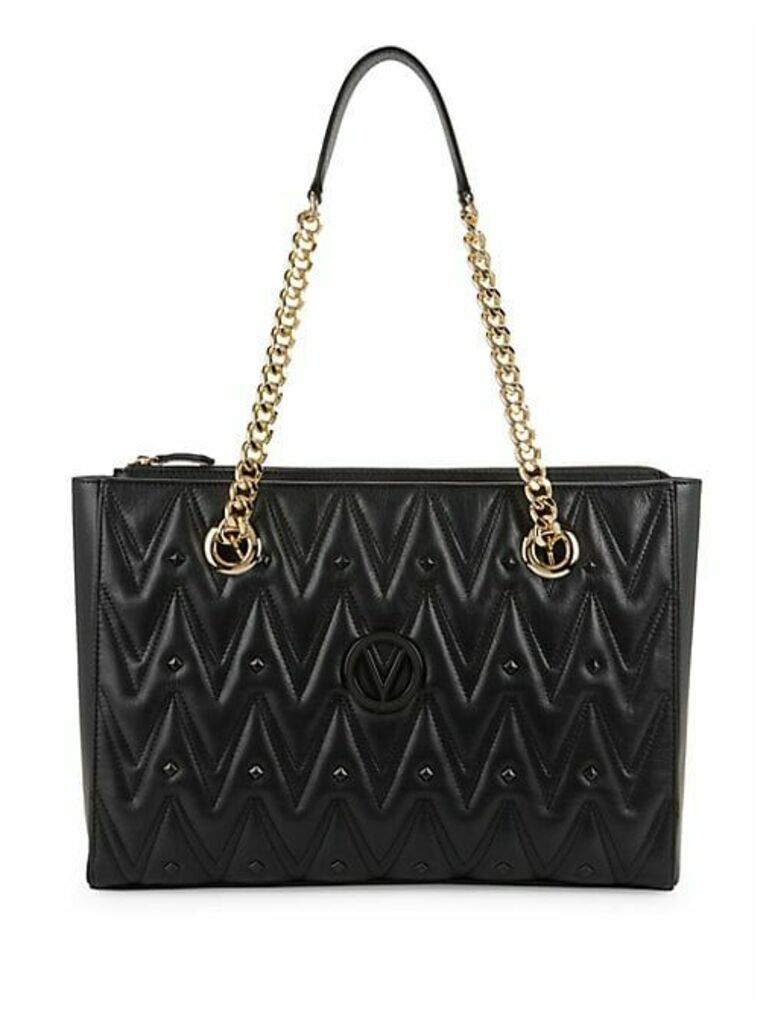 Floralie Sauvage Studded & Quilted Leather Shopper