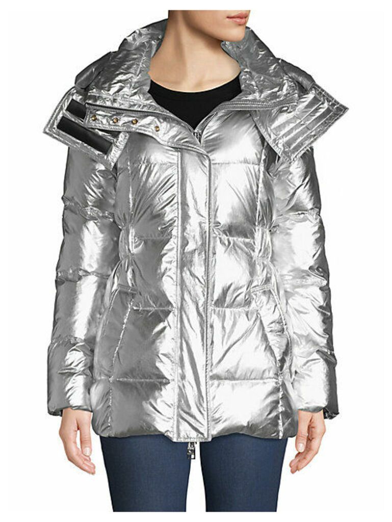 Quilted Down Puffer Coat