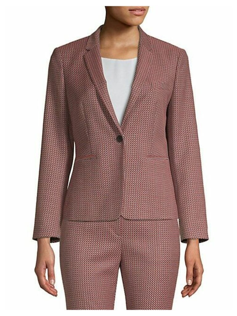 Kalenka Graphic Cotton Blend Jacket