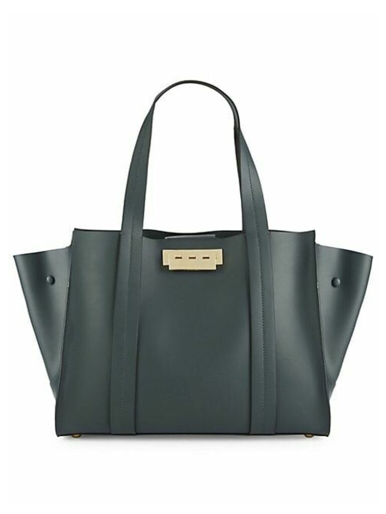 Leather Winged Tote