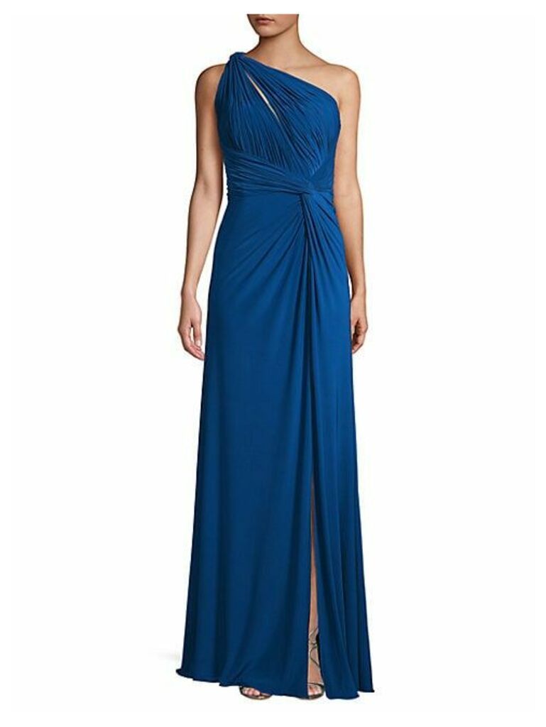 Asymetrical One-Shoulder Gown