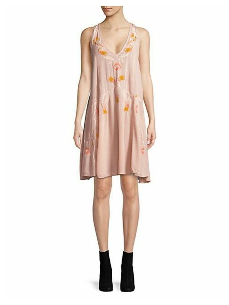 Adelaide Embroidered Shift Dress