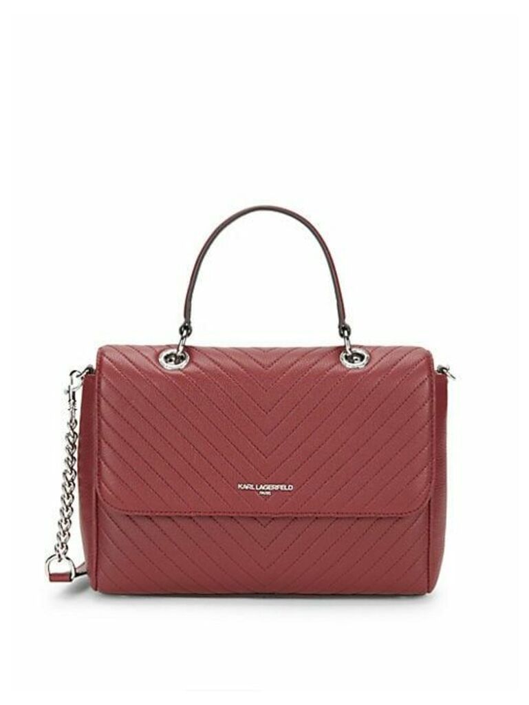 Quilted Leather Satchel