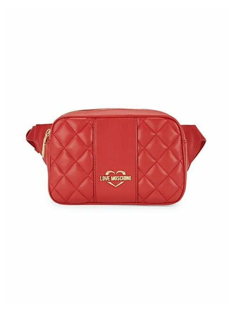 Borsa Quilted Faux Leather Fanny Pack